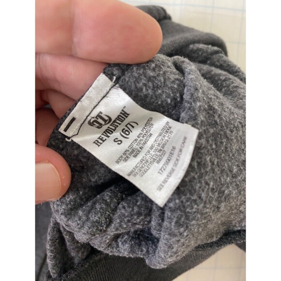 Boys Size Small Sweatpants Revolution Grey and Comoflage Striped - Picture 5 of 7